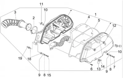 Air intake filter