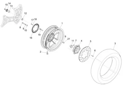 Rear wheel