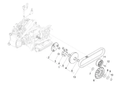 Variabel Riemenpulley