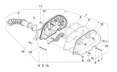 Air intake filter