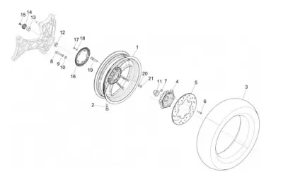 Rear wheel