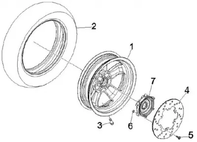 Rear wheel