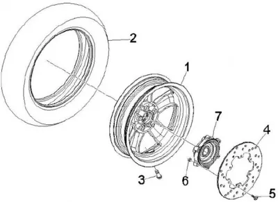 Rear wheel