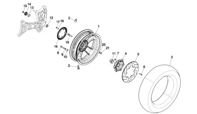Rear wheel