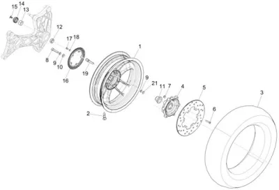 Rear wheel
