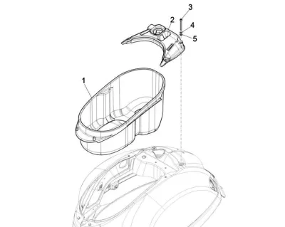 Compartiment pour casque