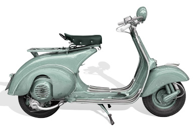 Vespa 125 (1951, Nr. 1111-3310)
