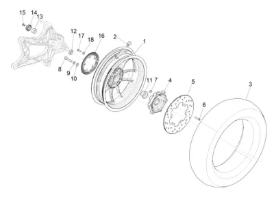 Rear wheel