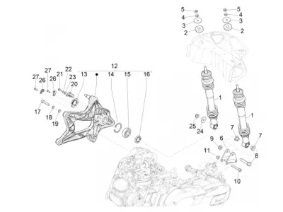 Rear shock absorber