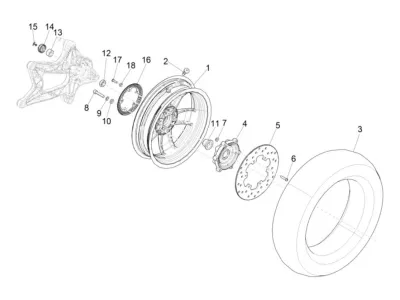 Rear wheel