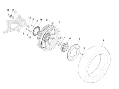 Rear wheel