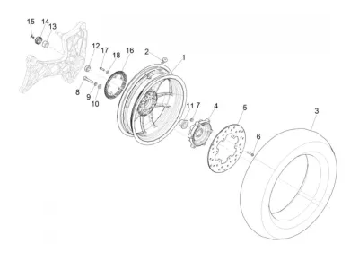 Rear wheel