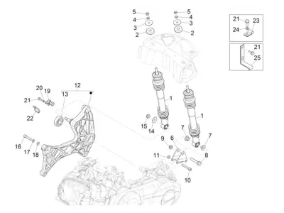 Rear shock absorber