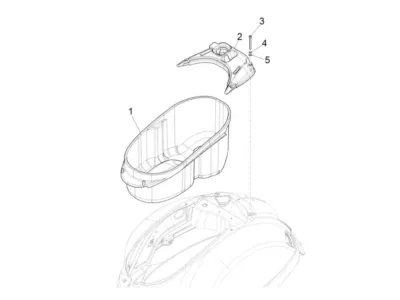 Compartiment pour casque
