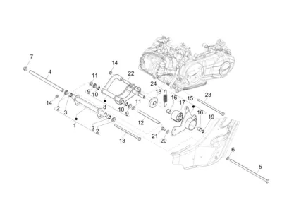 Bras oscillant