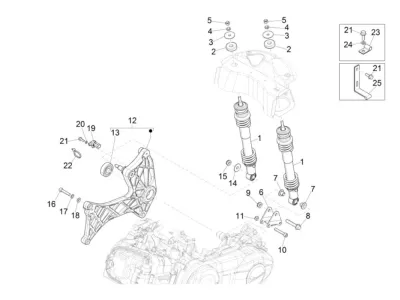 Rear shock absorber