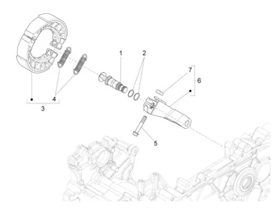 Bakbromssystem