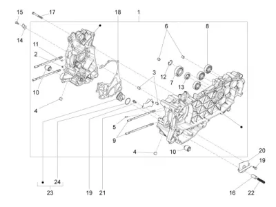 Engine casing