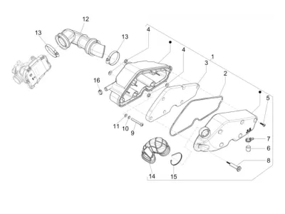 Air intake filter