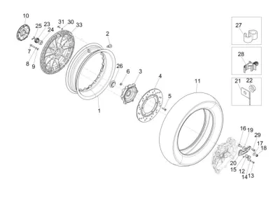 Rear wheel