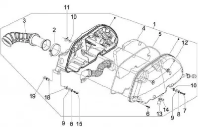 Air intake filter