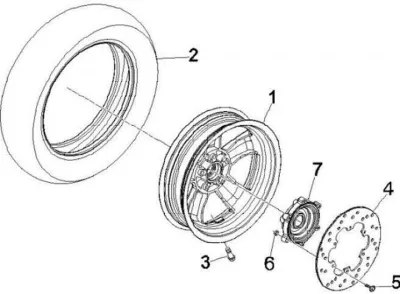Rear wheel