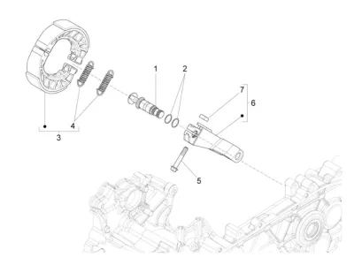 Rear brake system
