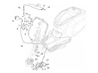 Front brake system