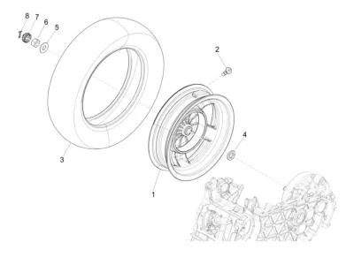 Rear wheel