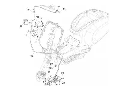 Front brake system
