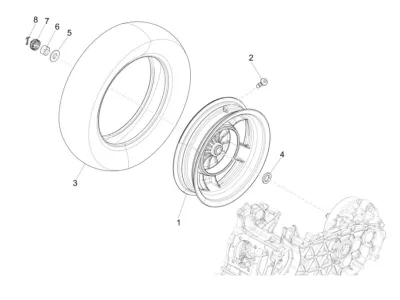 Rear wheel