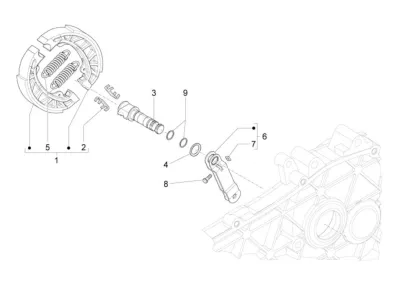 Rear brake system