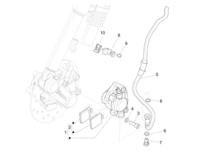 Front brake system