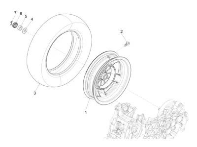 Rear wheel