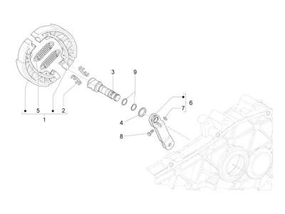Rear brake system