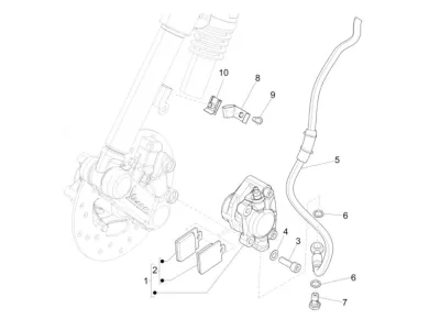 Front brake system
