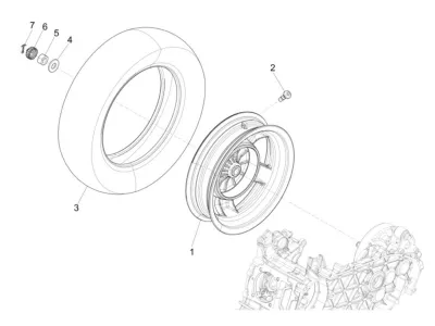Rear wheel