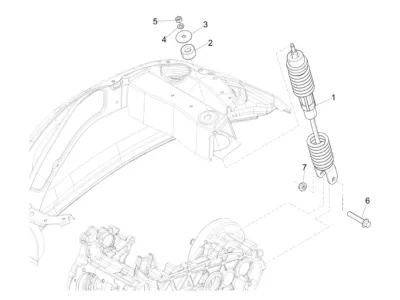 Rear shock absorber