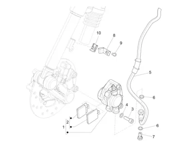 Front brake system