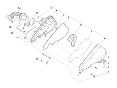 Air intake filter