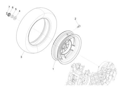 Rear wheel