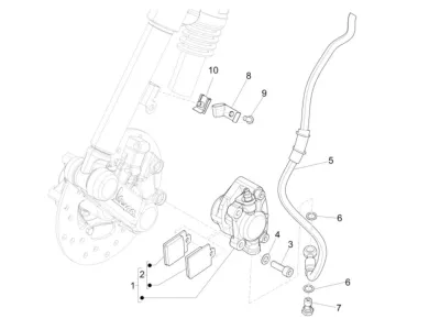 Front brake system