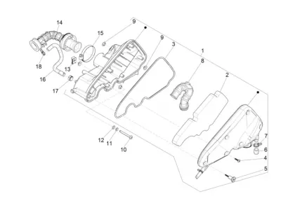 Air intake filter