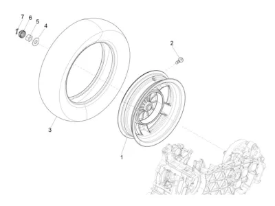 Rear wheel