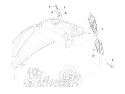 Rear shock absorber