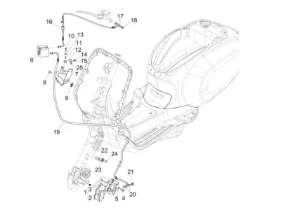 Front brake system