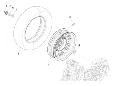 Rear wheel