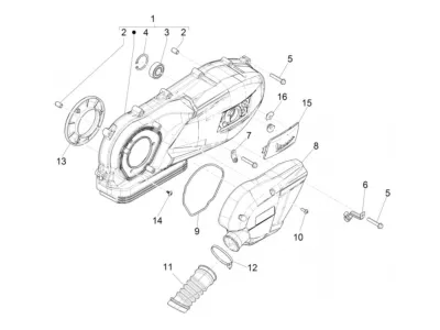Couvercle carter moteur