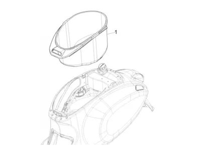 Compartiment pour casque
