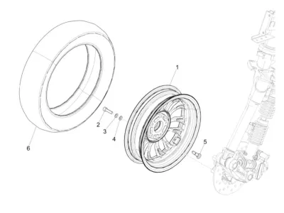 Roue avant